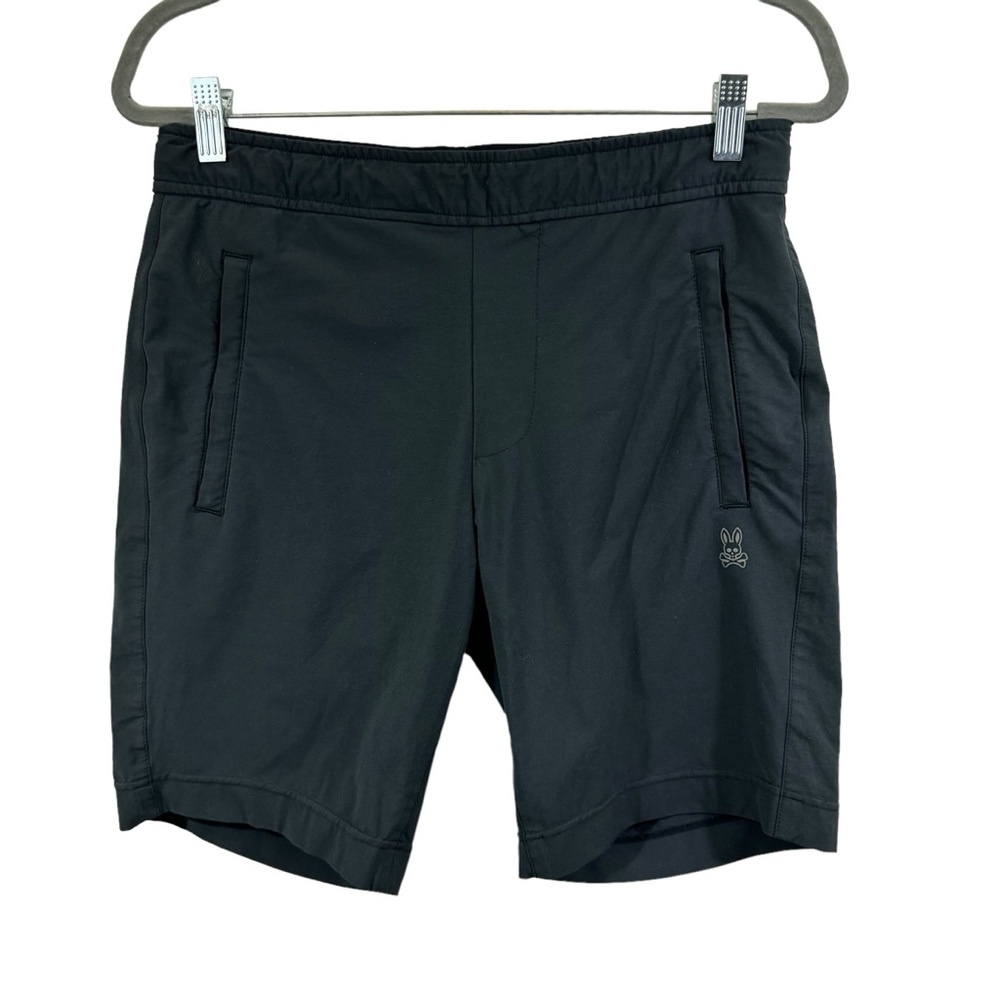 Psycho Bunny Black Athletic Shorts